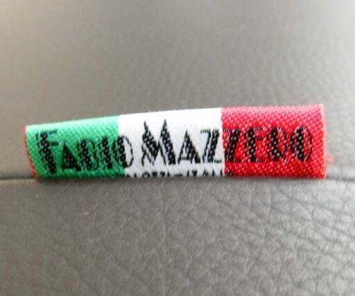 Fabio Mazzero レザー 1人掛け シングルソファ 幅112 イタリア製 応接室 椅子 家具 札幌市北区