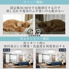 LEDシーリングライト 10畳8畳 約41wの画像