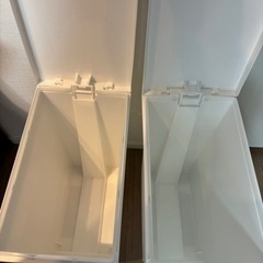 ごみ箱2個セット　30L プッシュ&ペダルの画像