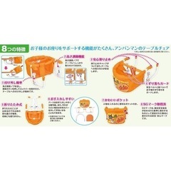 アンパンマン　テーブルチェアの画像