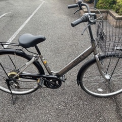 自転車  26インチ シマノ製6段ギア