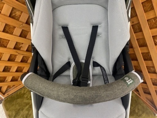 【愛品館江戸川店】西松屋 スマートエンジェル デ・ヨーネ レジェ e OLIVE DENIM ベビーカー 2022年製 ID110-0