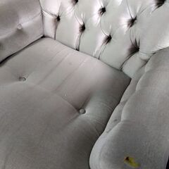 【お渡し先 決定】￥0【無料】1人 昭和の高級ソファー 小～中破れ 自然劣化が進んでます　富山市新庄にて引取限定の画像