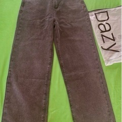 ☆新品☆SHEIN DAZY ハイウエスト ワイドレッグジーンズ  M サイズの画像