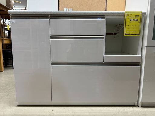 ジモティ来店特価!!　　キッチンカウンター　ニトリ　ホワイト　　J-0601