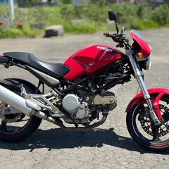 ●エンジン実働! 絶好調! DUCATI ドゥカティー monster400 モンスター400 M400 2001年モデル 走行16416km ネイキッド 札幌発の画像
