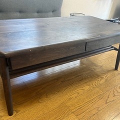 エラン 北欧風　天然木 センターテーブル