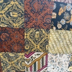 SOLD！
ビンテージ　バティック　ベッドカバーの画像