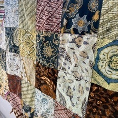 SOLD！
ビンテージ　バティック　ベッドカバーの画像