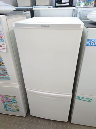 安心の除菌洗浄済パナソニック 2ドア冷蔵庫 NR-B14DW 2021年製 保証有り【愛千143】