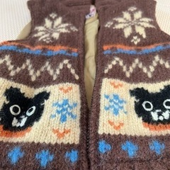 ミキハウス  アウター　ベスト　USED 美品　　の画像