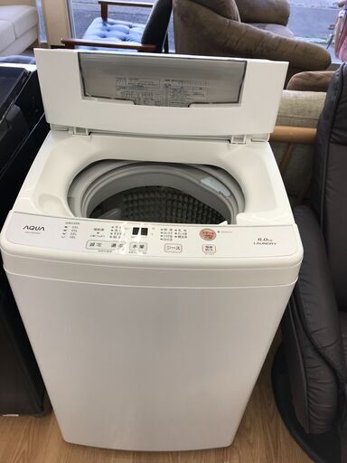 ★ジモティ割あり★ AQUA 洗濯機 6kg 年式2019 動作確認／クリーニング済み KJ5238