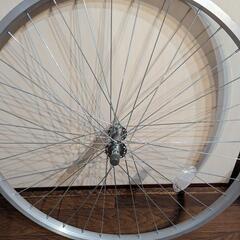 自転車　前輪　ホイール　新品　未使用　ママチャリ　都内受渡し限定
