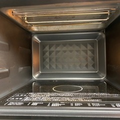 YAMAZEN/山善 スチームオーブンレンジ 電子レンジ ブラック の画像