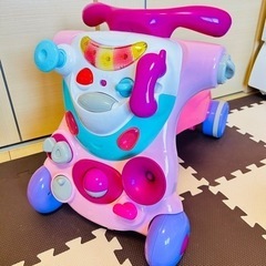トイザらス トップトッツ 3WAY ウォーカー＆ライドオン ピン...
