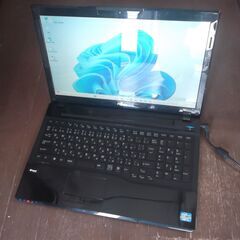 富士通スリム型ノートパソコン　美品　SSD120GB 