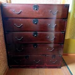 家具　アンティーク　タンス