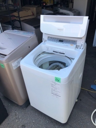 １１６　北九州市内配送設置無料 パナソニック Panasonic 全自動洗濯機 8kg ホワイト NA-FA80H5-W