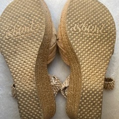 1万7000円　アイランドスリッパ  サンダル　ベージュ　5 23cmの画像