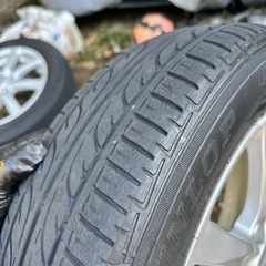 ダイハツ　ムーブカスタム　純正ホイールタイヤ付きの画像