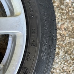 ダイハツ　ムーブカスタム　純正ホイールタイヤ付きの画像