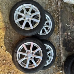 ダイハツ　ムーブカスタム　純正ホイールタイヤ付き