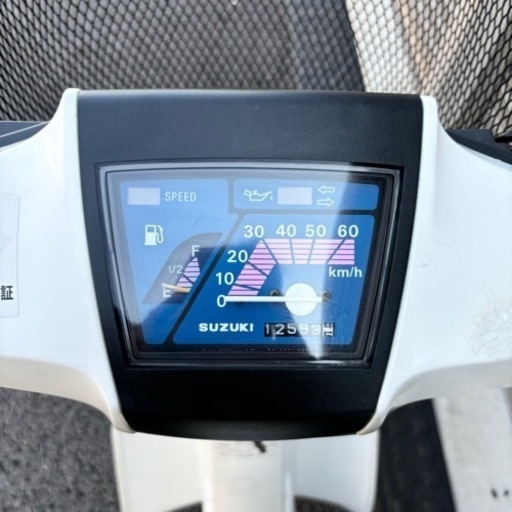 2743.収納力抜群 スーパーモレ50 最新 サイスタ、リアボックス付属