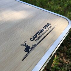 ✨🔔期間限定・特別価格🔔✨キャプテンスタッグ CAPTAIN STAG ラフォーレ アルミツーウェイテーブル(アジャスター付) M UC-510 折りたたみ 中古キャンプ用品 アウトドアの画像