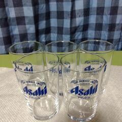 アサヒビールオリジナルコップ５個組（未使用品）