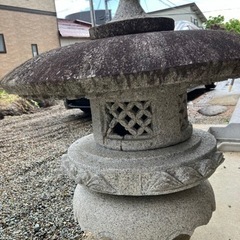 決まりました 庭 庭石 灯篭 