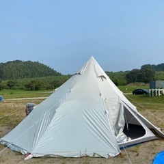 【グランドシート付】フィールドアーfieldoorワンポールテント500の画像