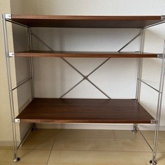 まいまい　無印良品ユニットシェルフ 無印良品 ステンレス ユニットシェルフ MUJI 棚 ラック