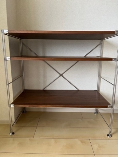 無印良品　ステンレスユニットシェルフ
