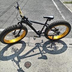ファットバイク　26インチ　８段変速　自転車