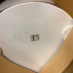 【リサイクルサービス八光】幅103cm　IKEA　4人掛け　円形ダイニングセットの画像