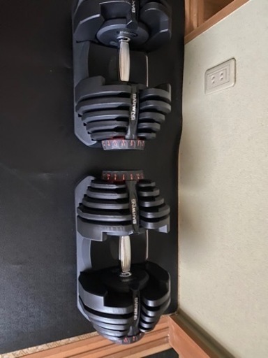[決まりました]可変式ダンベル40　トレーニング器具