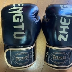 大セール！早い者勝ち美品ボクシンググローブ🥊黒ゴールドの画像