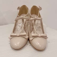 JILL by JILLSTUARTリボンパンプス（ベージュ）