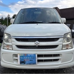 不動の人気車種！スズキ ワゴンR FX-Sリミテッド ★支払総額12.8万円★車検付き 即日納車可能 社外車高調 実走行6万キロ♪AA評価4点 機関良好！修復歴なし 長く乗りたい方にもおすすめです！の画像