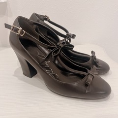 2色セットJILL by JILLSTUARTリボンパンプス(黒)(ベージュ)の画像