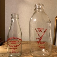 アンティーク　ミルク瓶　1,000円/1本　3,000円/4本の画像