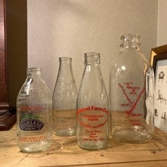 アンティーク　ミルク瓶　1,000円/1本　3,000円/4本の画像