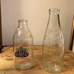 アンティーク　ミルク瓶　1,000円/1本　3,000円/4本の画像