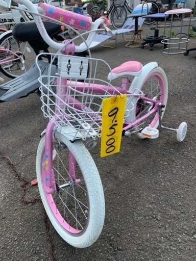 女の子用子供自転車18インチ