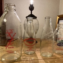 アンティーク　ミルク瓶　1,000円/1本　3,000円/4本