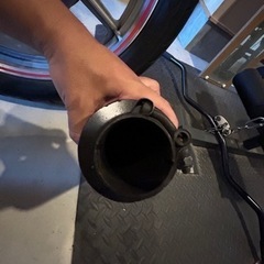 カワサキ250tr社外マフラー　の画像