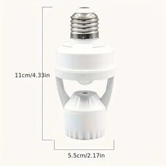 モーションセンサー付き電球ソケット