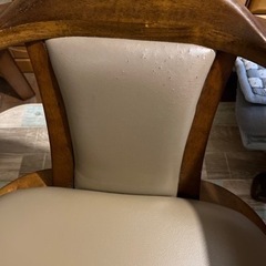 まだ受付中★回転式　ベトナム製　 ダイニングチェアの画像