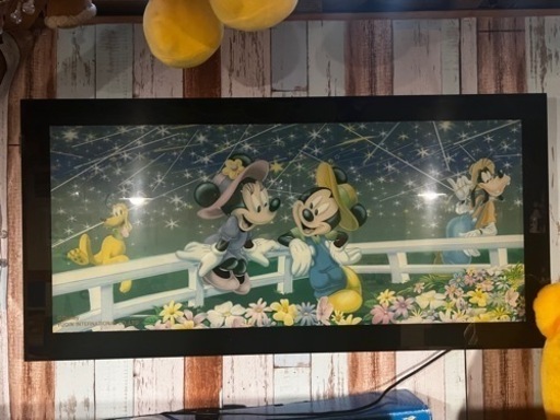 激レア Disney 動く電飾看板 吊り下げ式