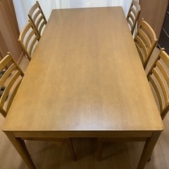 家具 ダイニングセット6人掛け